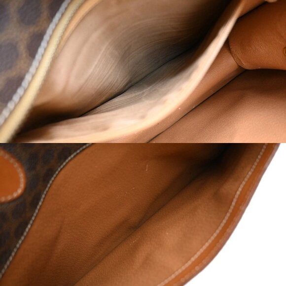 CELINE Logo Macadam Pattern Hand Bag PVC Leather GHW Made in Itay 83KB264 - Picture 13 of 15